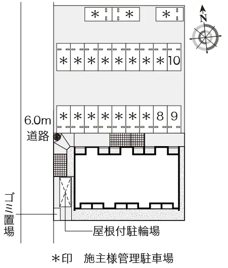 ★手数料０円★小平市栄町　月極駐車場（LP）